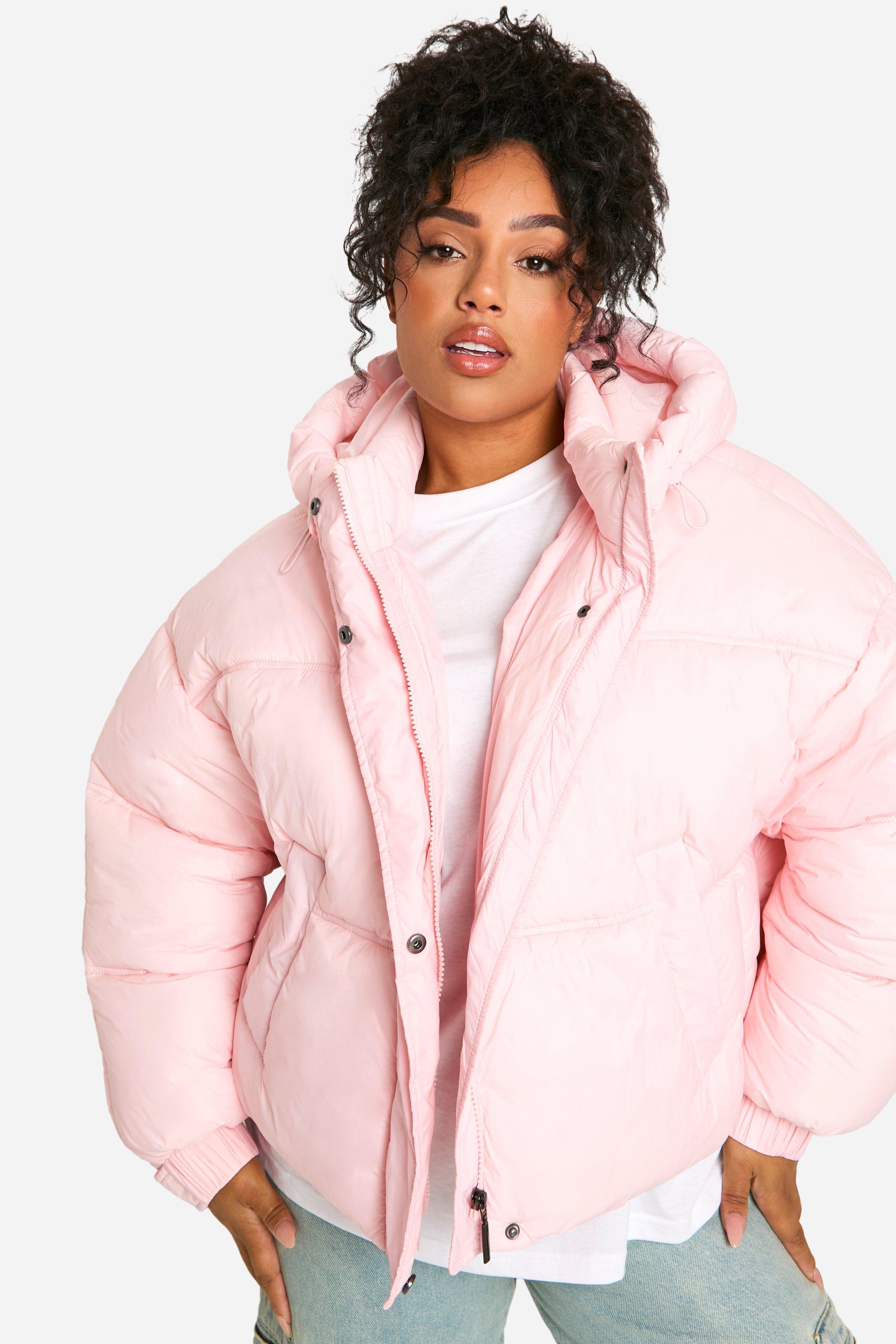 Plus Hooded Puffer Jacket